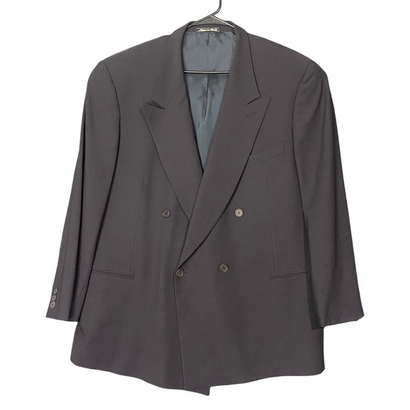 Giorgio Armani Other - Giorgio Armani Le Collezioni blazer 46R Dark Blue Academia Professional Office
